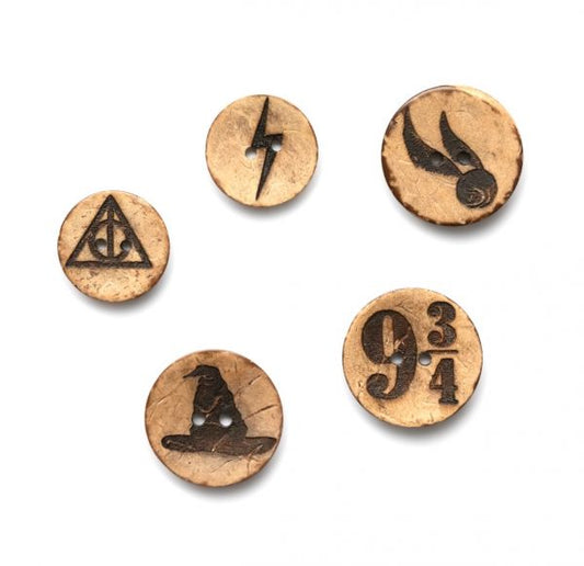 Set Kokosknopf Magische Schule 20-25 mm