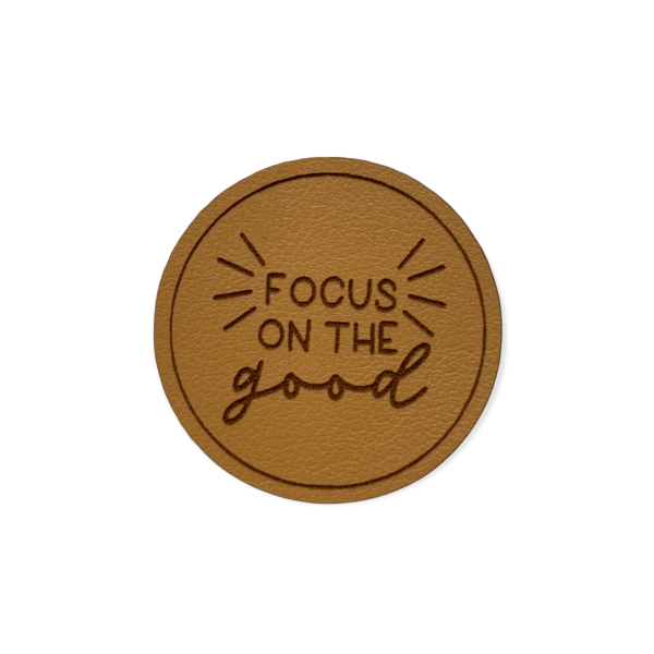Kunstleder Patch Focus on the good