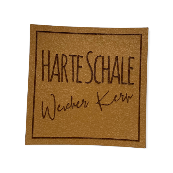 Kunstleder Patch Harte Schale Weicher Kern