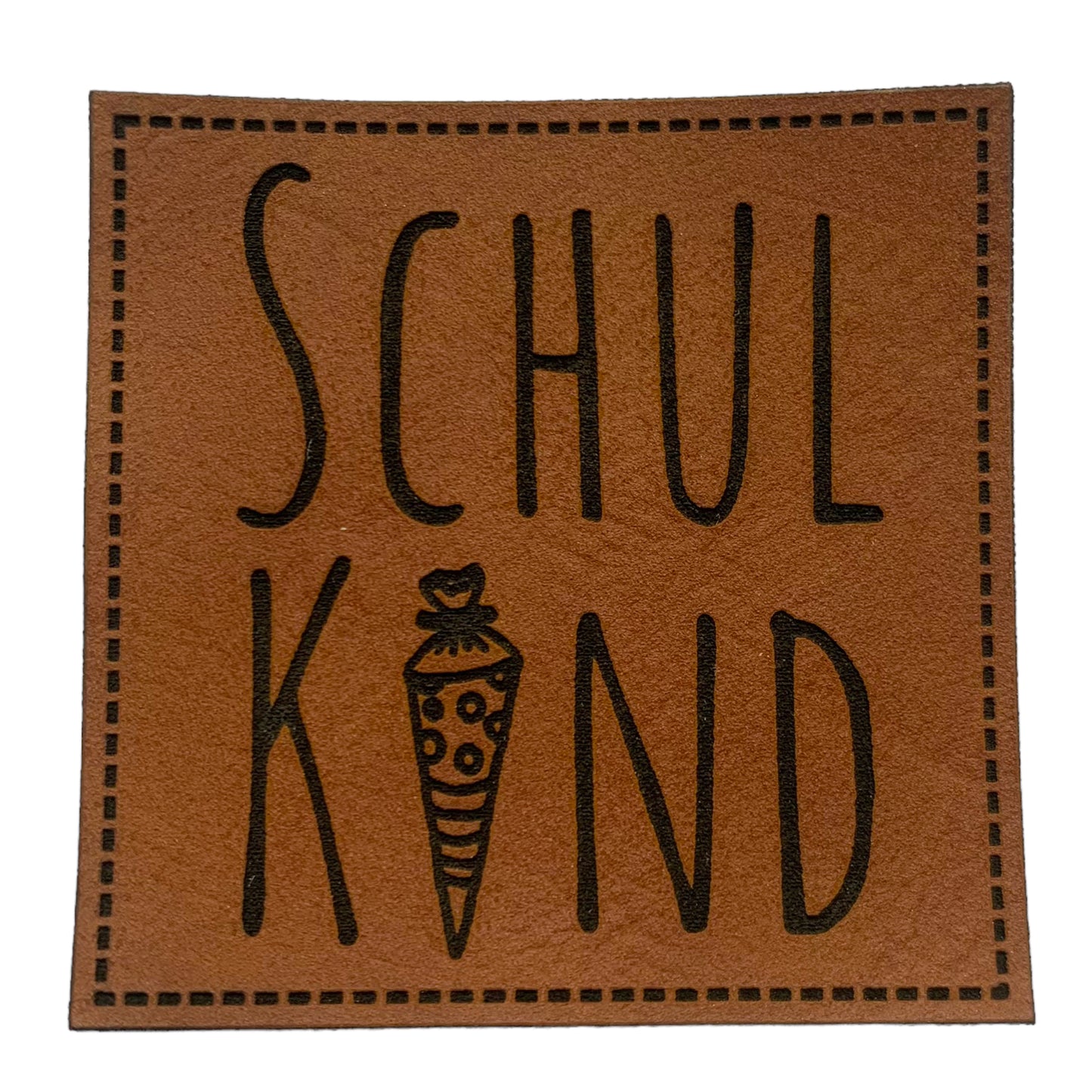 Kunstleder Patch Schulkind