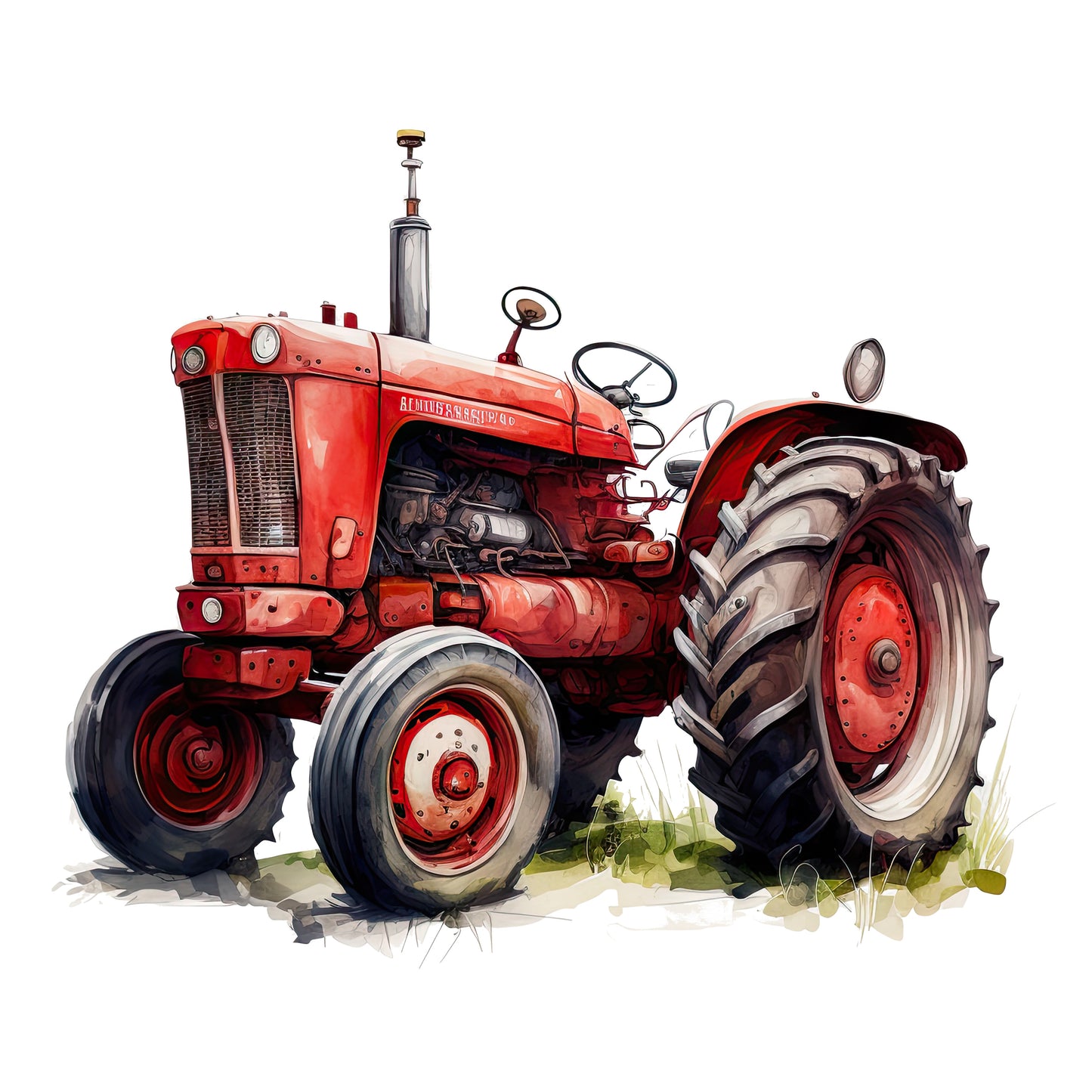 Bügelbild Traktor