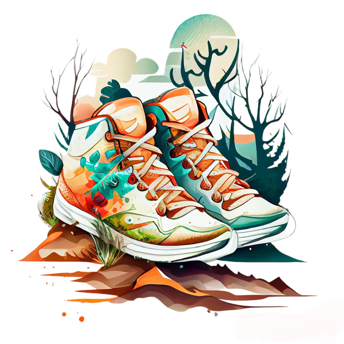 Bügelbild Sneakers 4