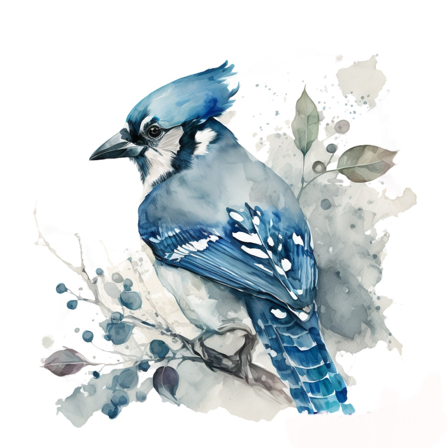 Bügelbild Blauhäher