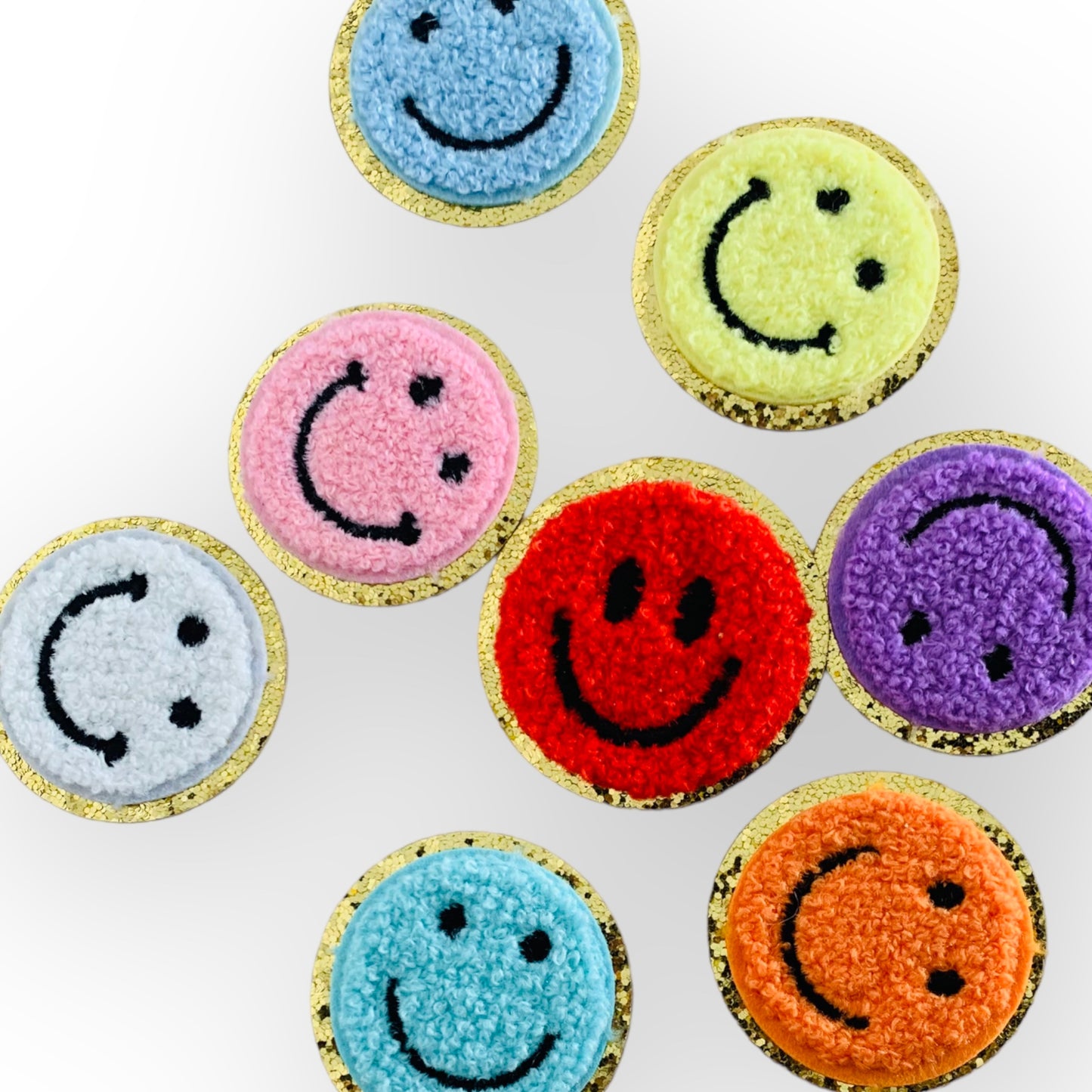 Smiley Aufnäher Label Iron on