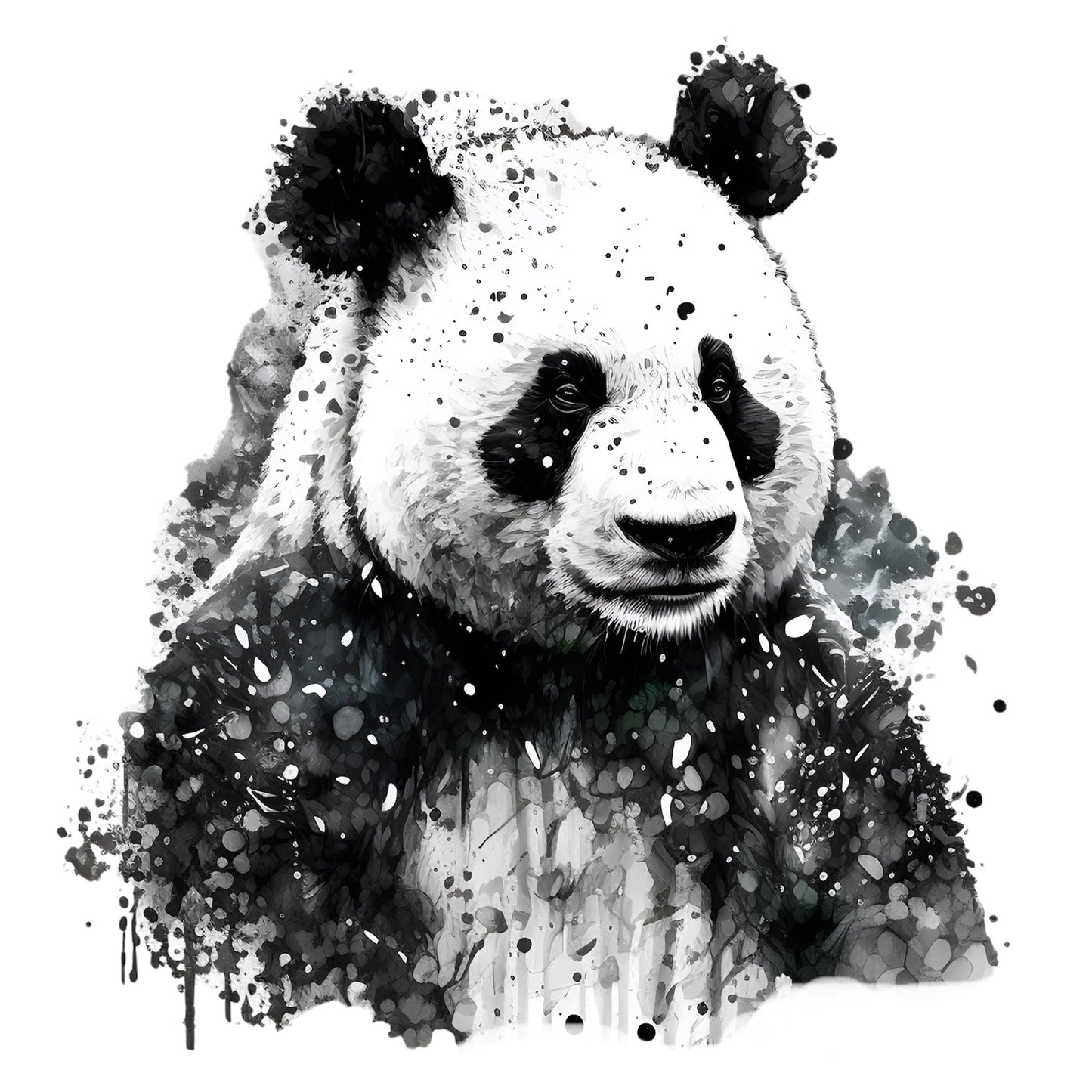 Bügelbild Panda