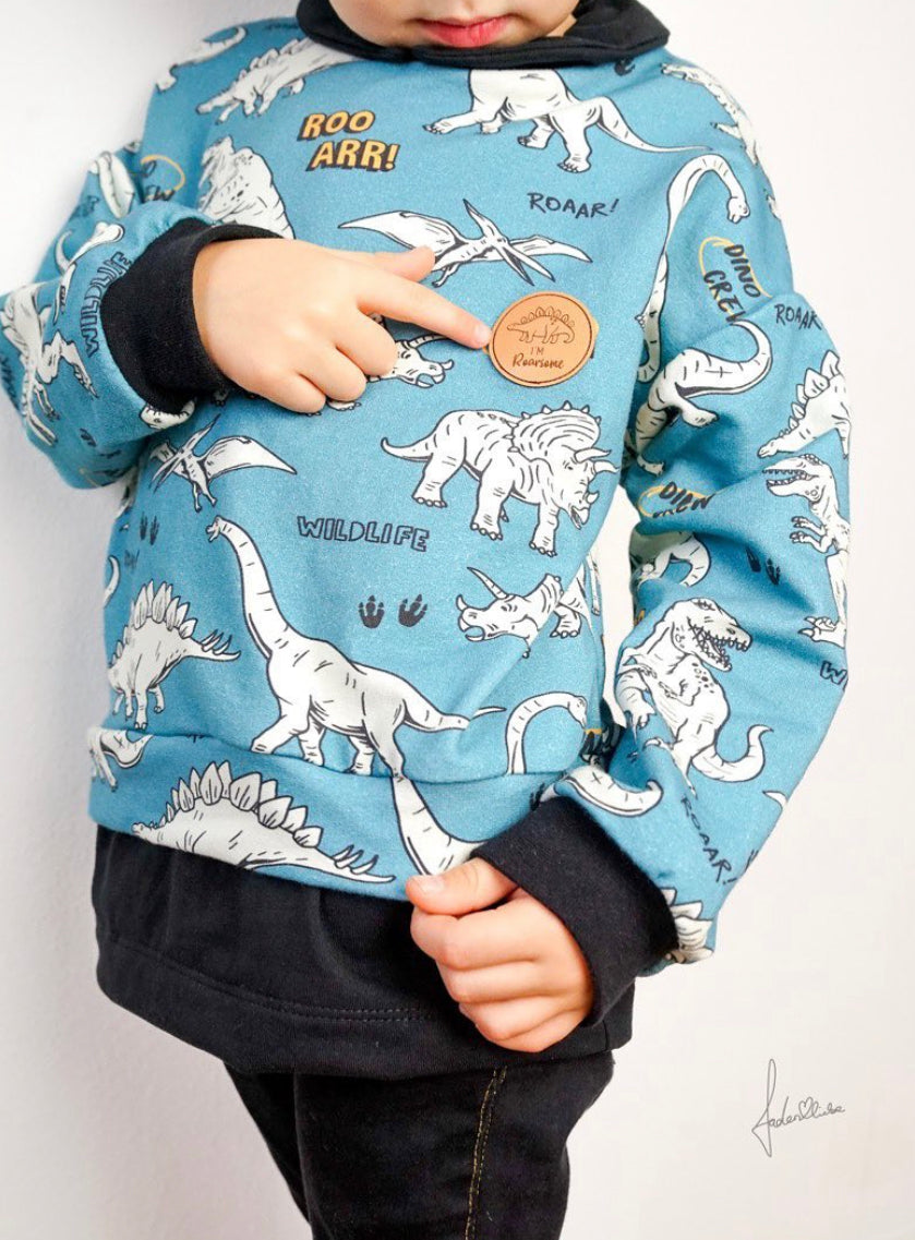 Kunstleder Patch I´m roarsome