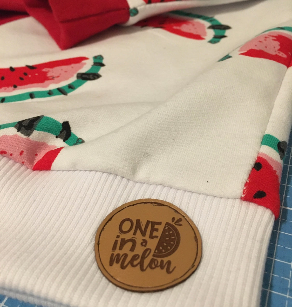 Kunstleder Patch mit One in a melon