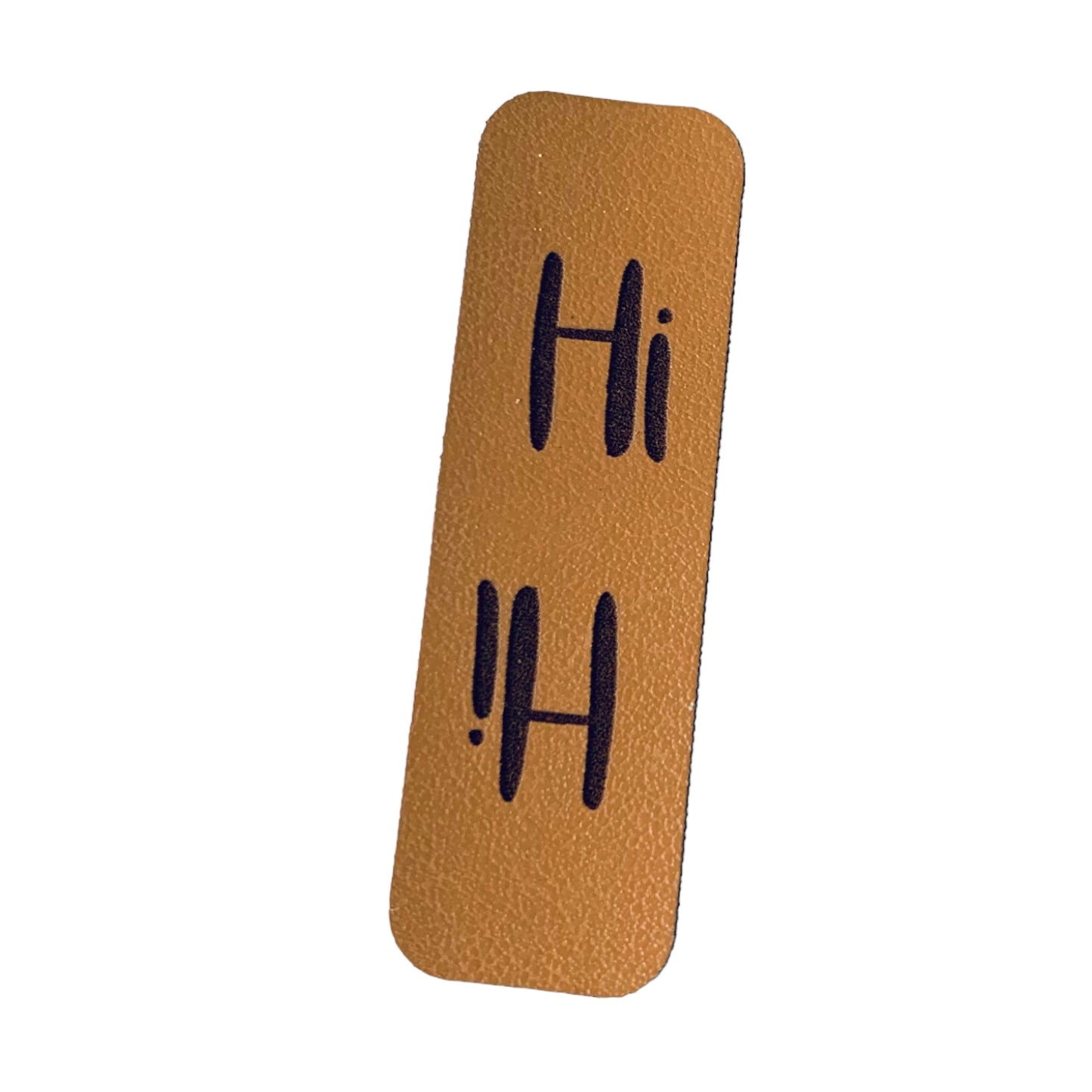 Kunstleder Patch Knicklabel Hi