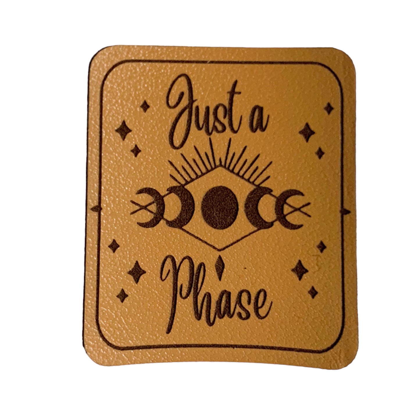 Kunstleder Patch Just a phase