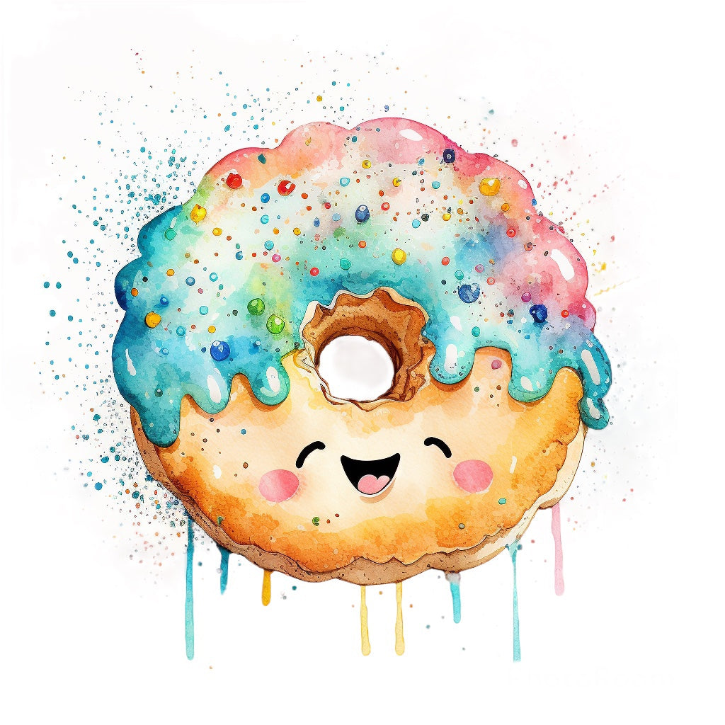 Bügelbild Donut