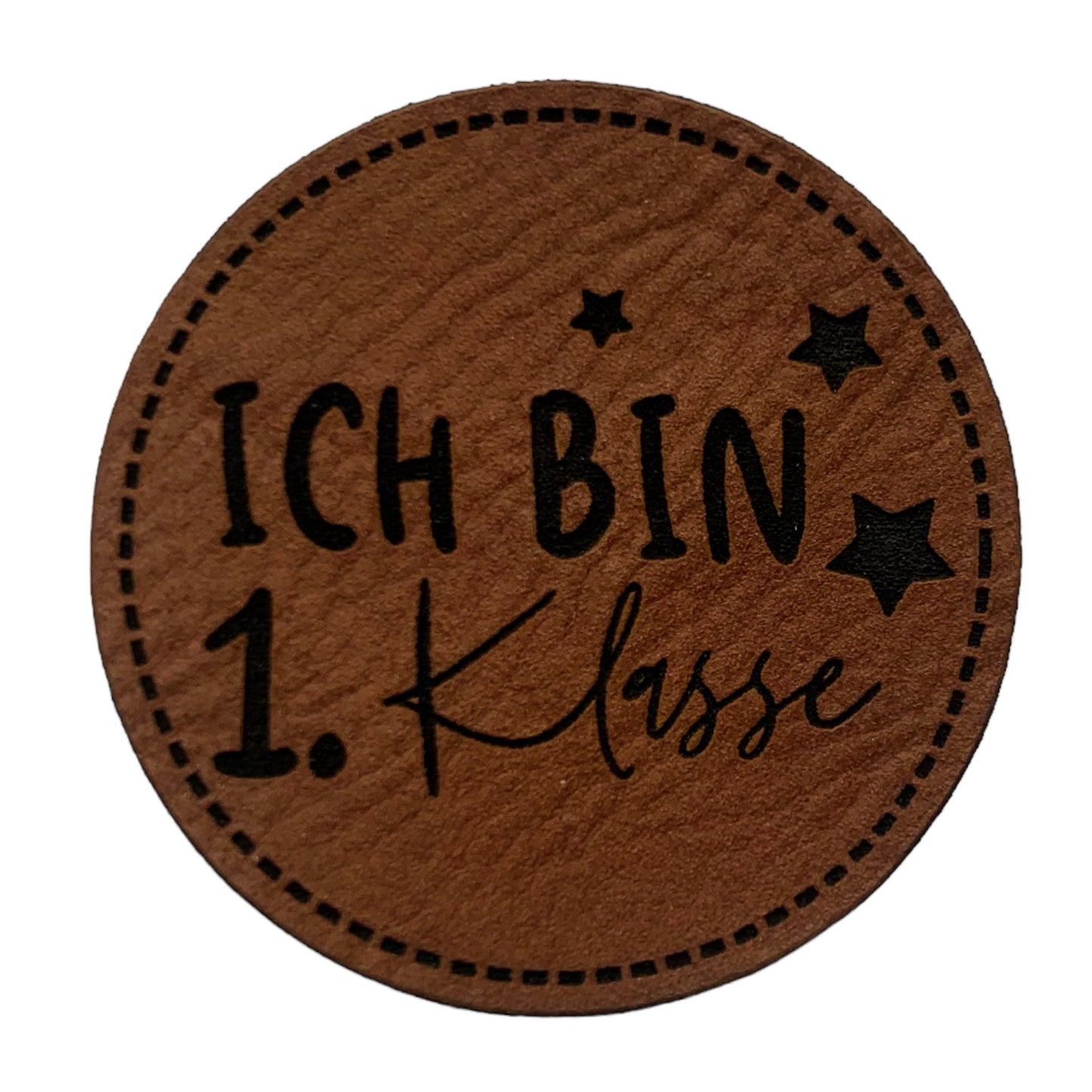 Kunstleder Patch ich bin 1. Klasse