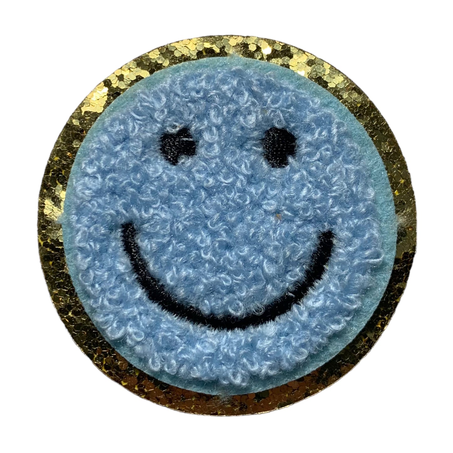 Smiley Aufnäher Label Iron on