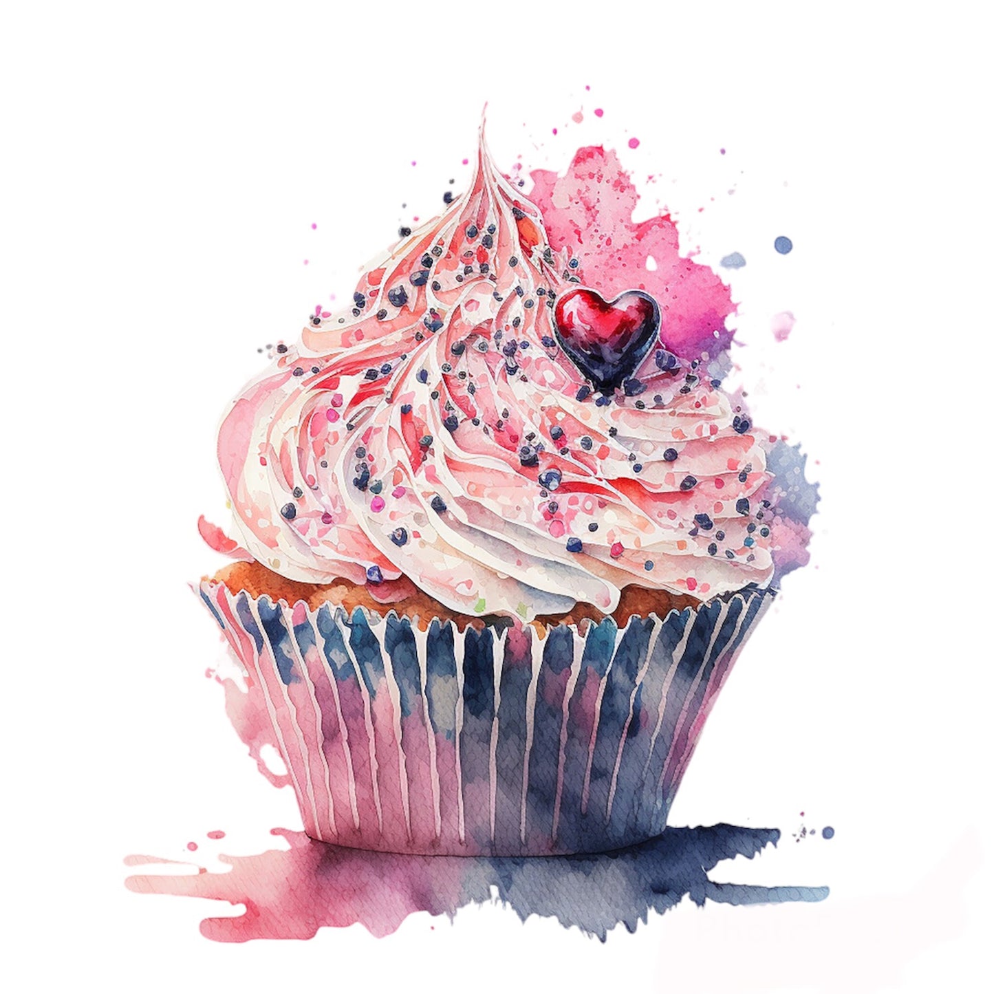 Bügelbild Cupcake 2