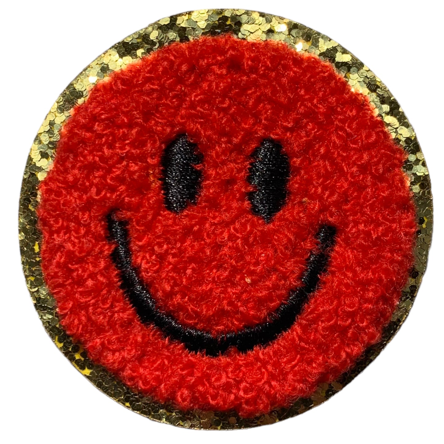 Smiley Aufnäher Label Iron on