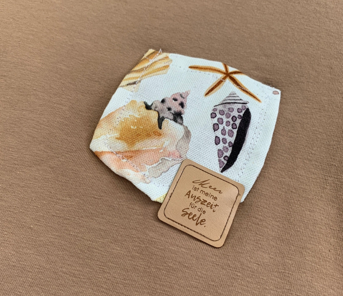 Kunstleder Patch Meer ist meine Auszeit für die Seele