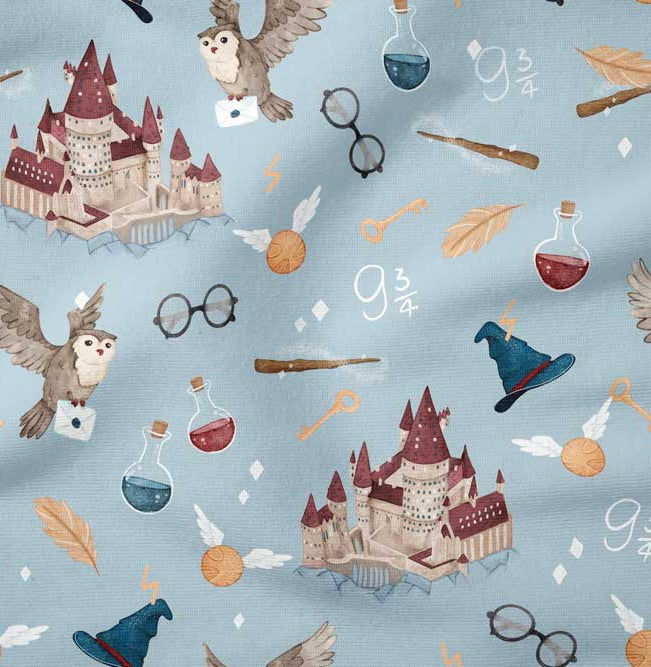 Magische Schule Hellblau