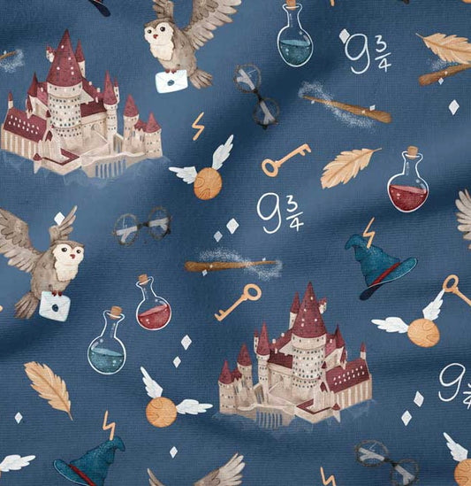 Magische Schule Dunkelblau