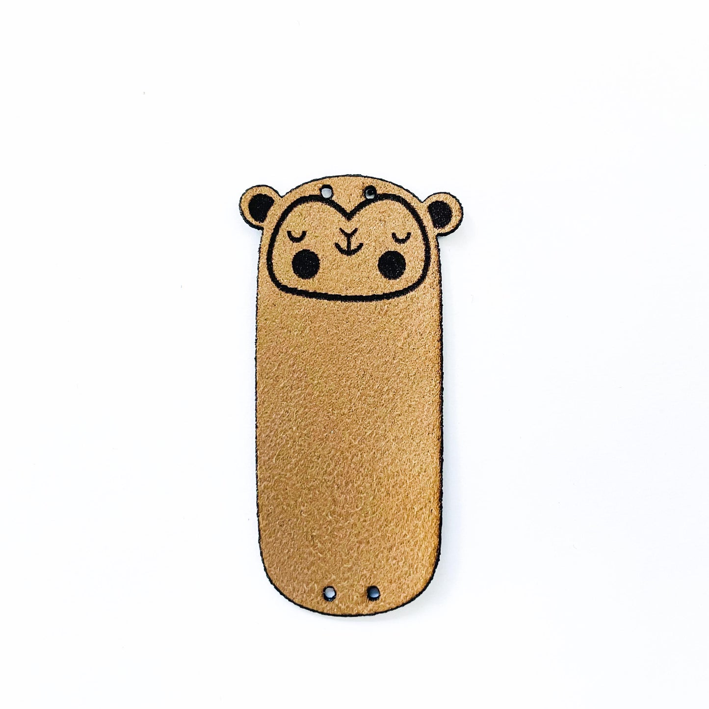 Kunstleder Patch Animals gefalzt