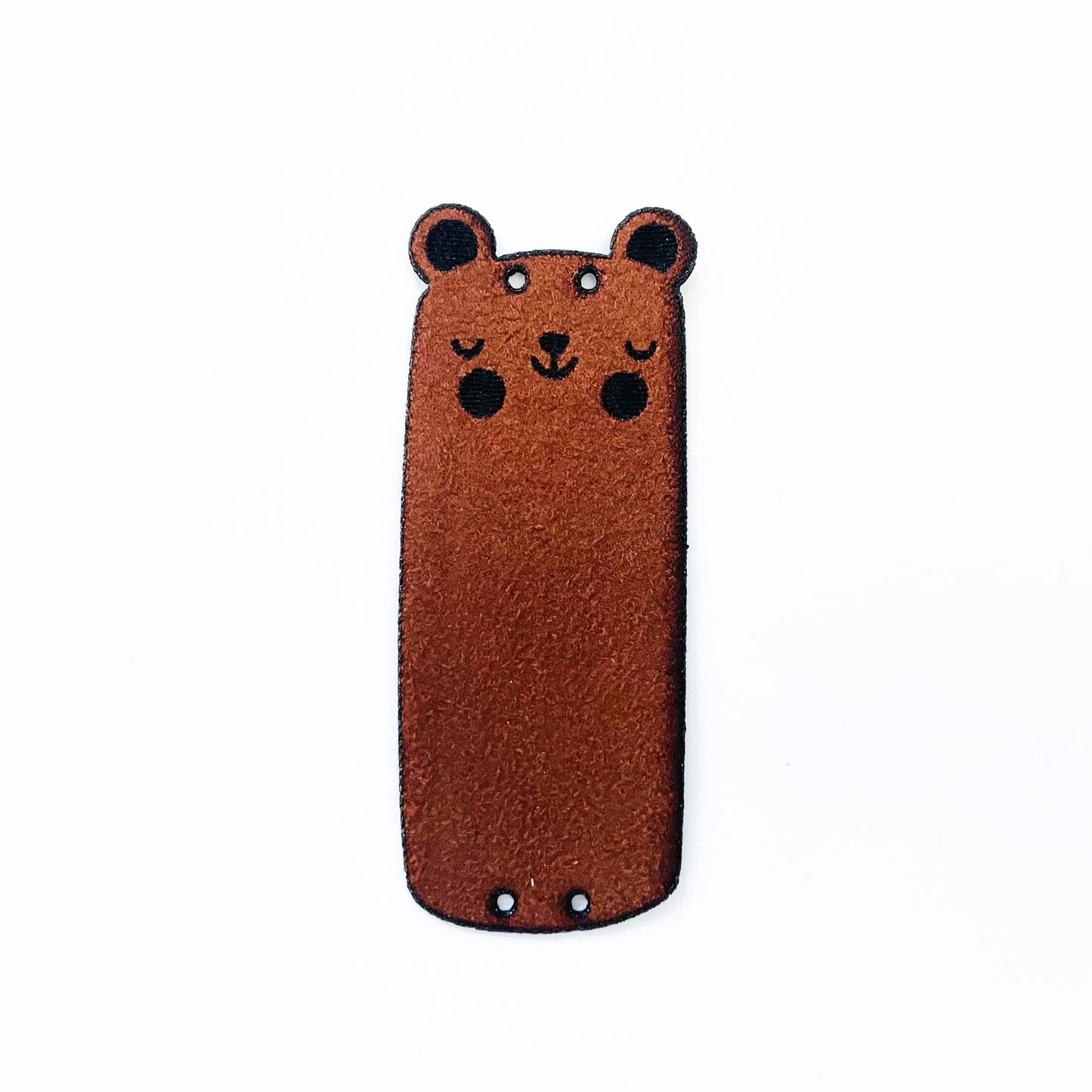 Kunstleder Patch Animals gefalzt