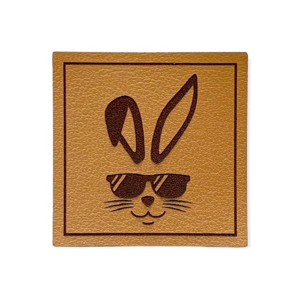 Kunstleder Patch Cooler Osterhase