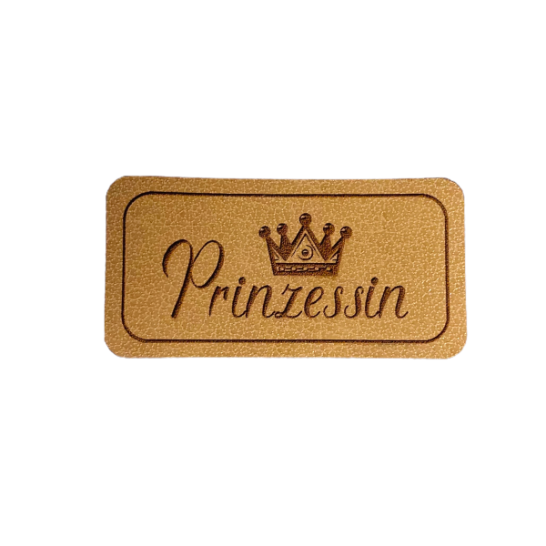 Kunstleder Patch Prinzessin