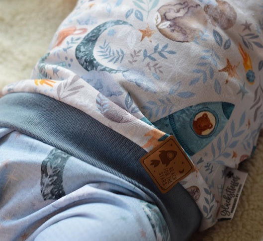 Kunstleder Patch mit Reach for the stars