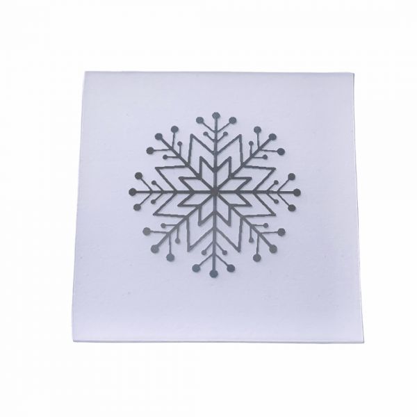 Silikon Patch Schneeflocke