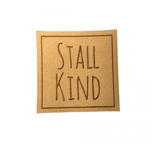 Kunstleder Patch mit STALL KIND