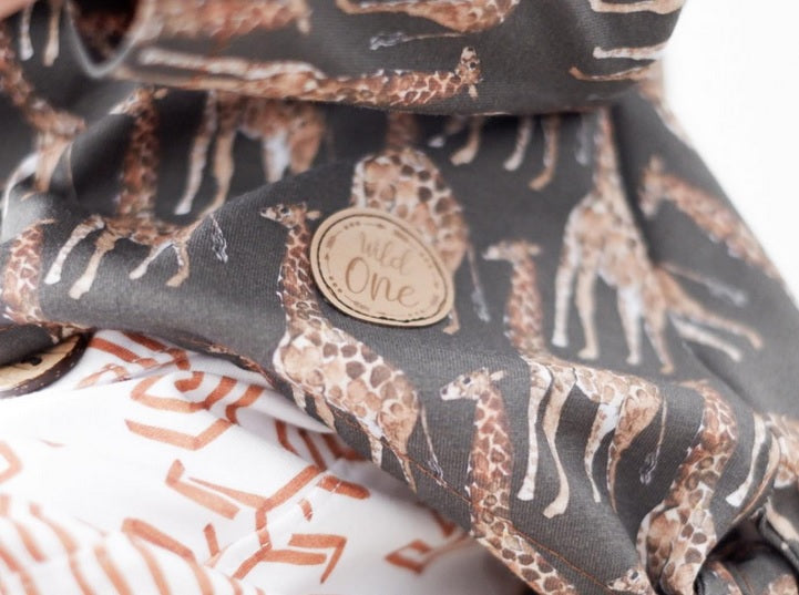 Kunstleder Patch mit Wild One