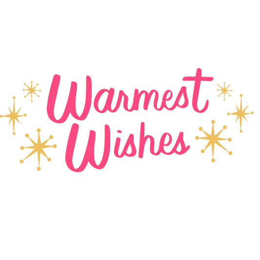 Bügelbild Warmes Wishes