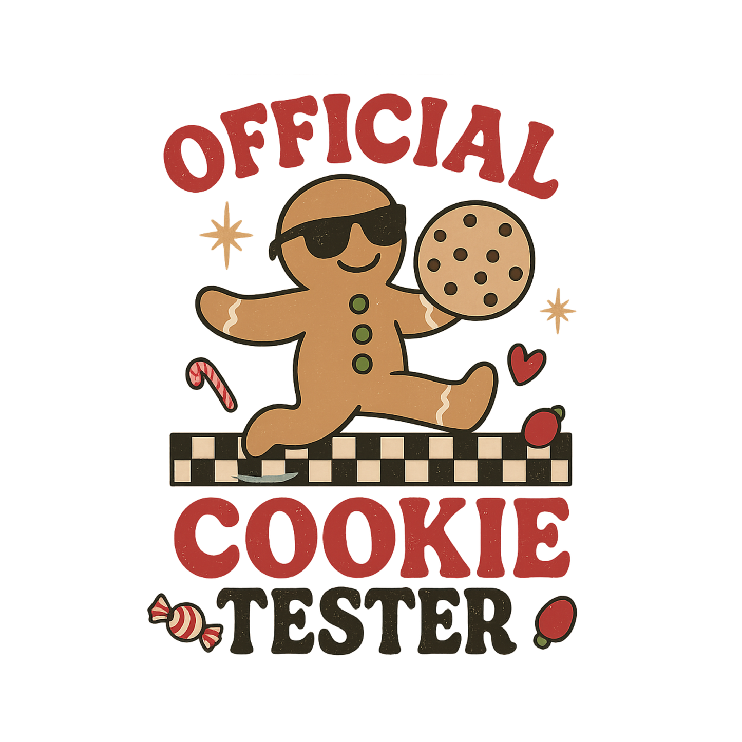 Bügelbild Official Cookie Tester