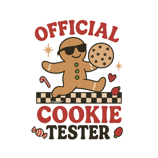 Bügelbild Official Cookie Tester