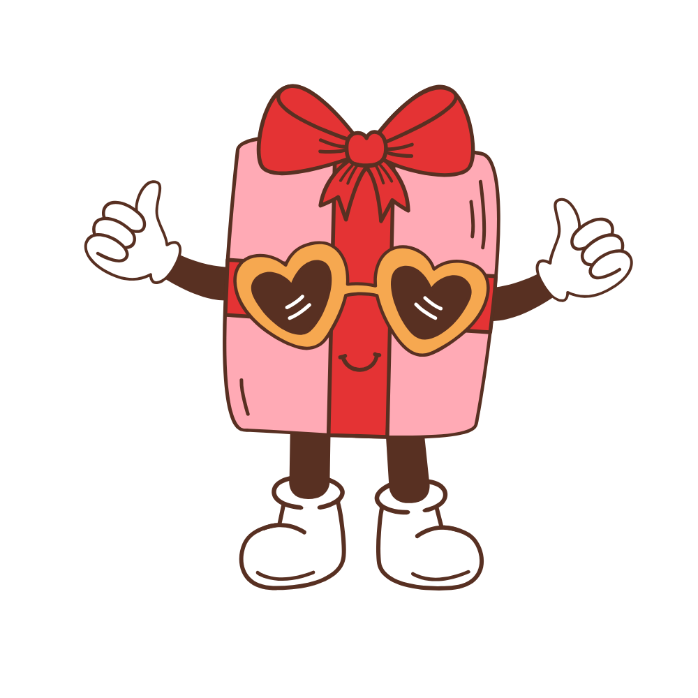 Bügelbild Christmas Present