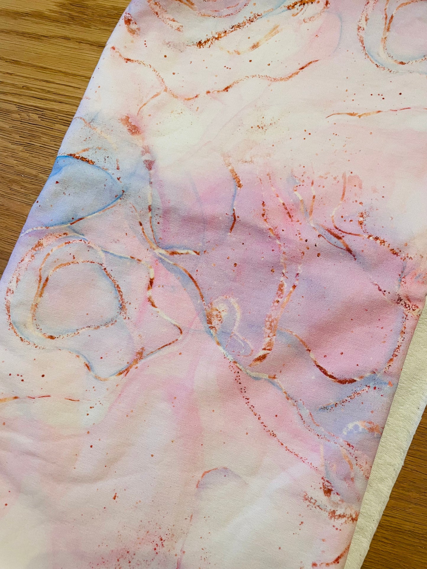 Sofortkauf French Terry Aquarell