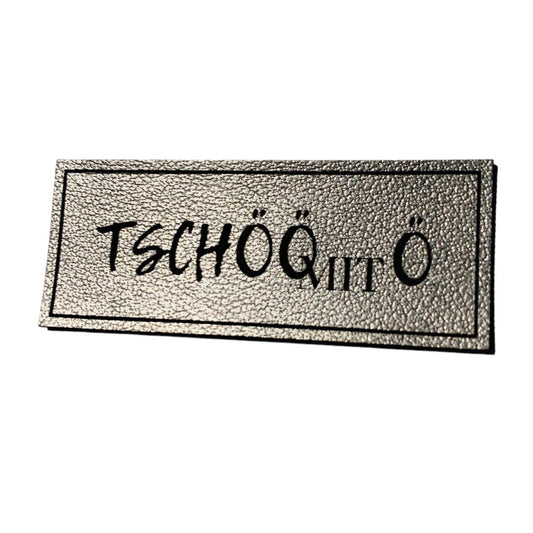 Kunstleder Patch Tschöö mit ö