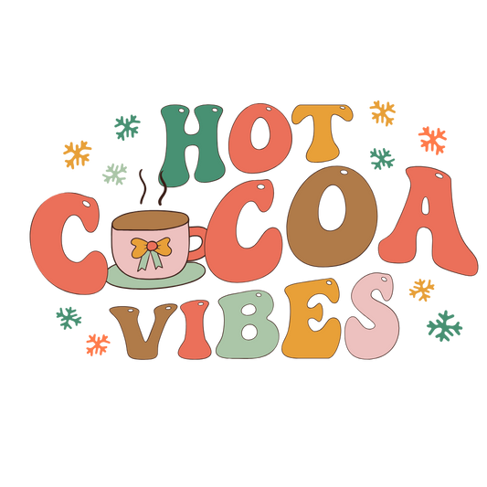 Bügelbild Hot Cocoa Vibes