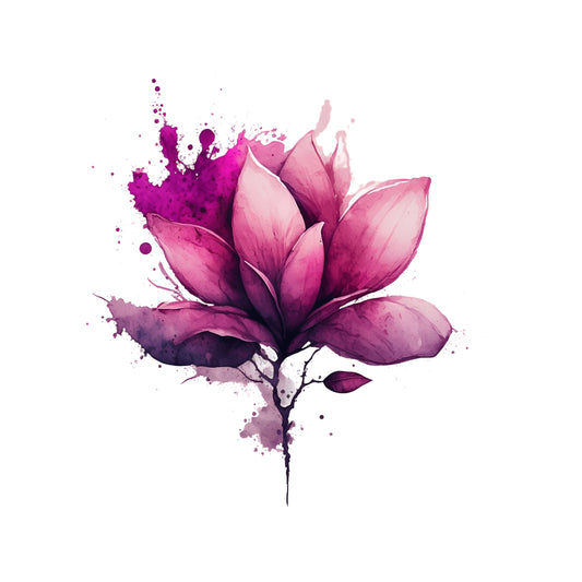 Bügelbild Blume