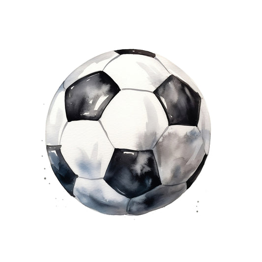 Bügelbild Fußball