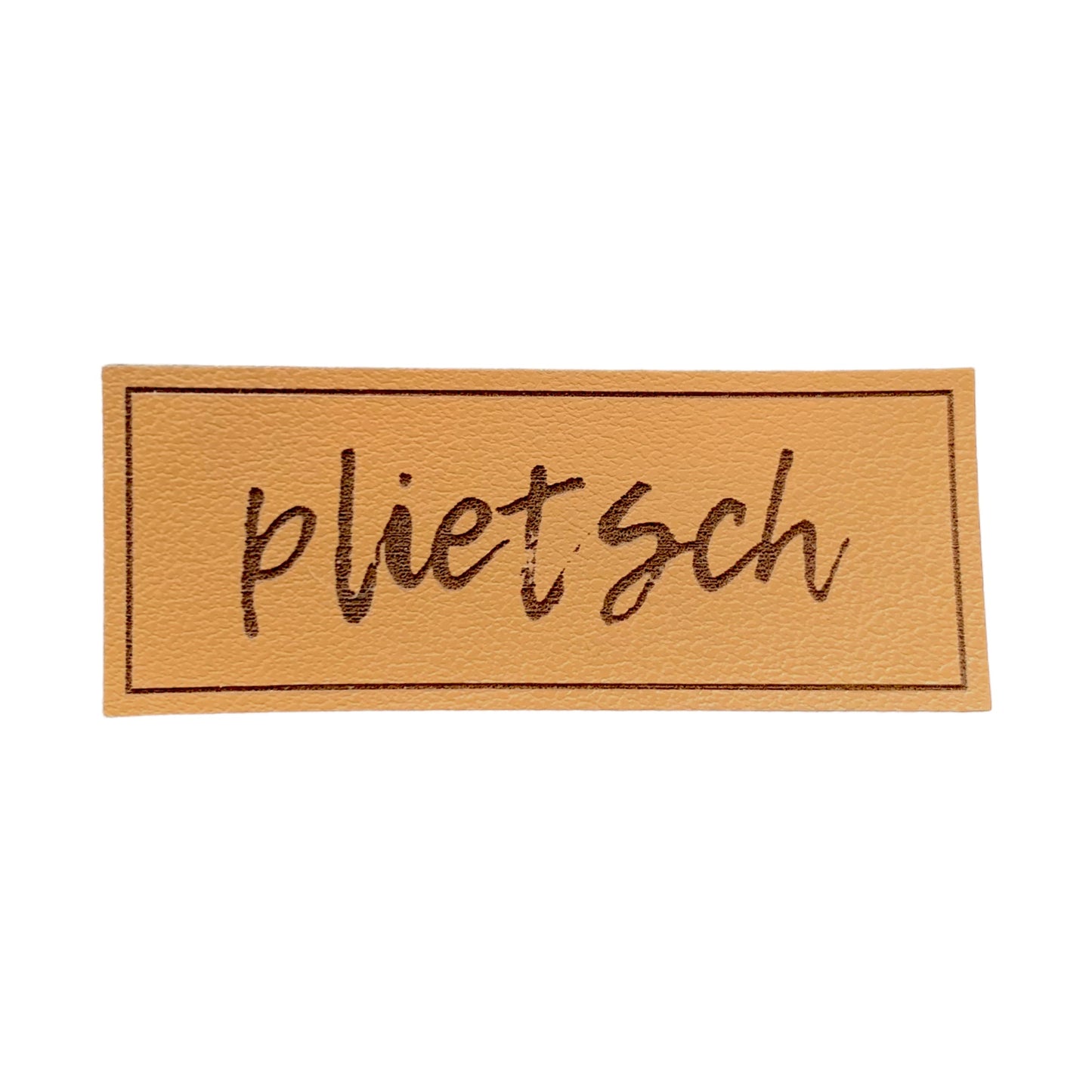 Kunstleder Patch plietsch