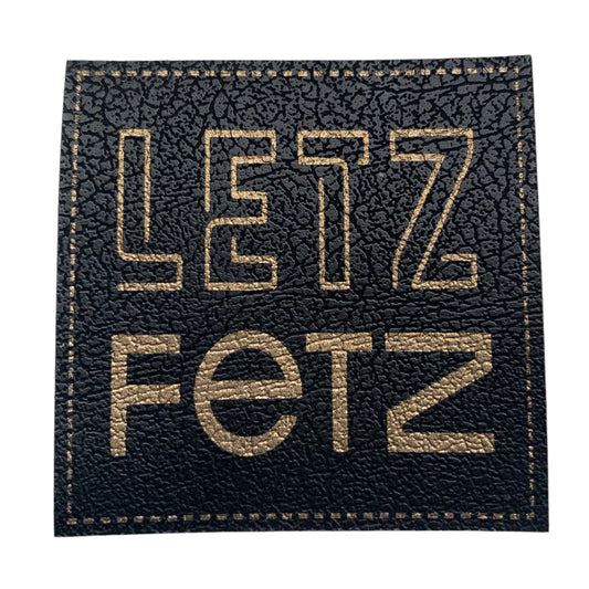 Kunstleder Patch LETZ FETZ