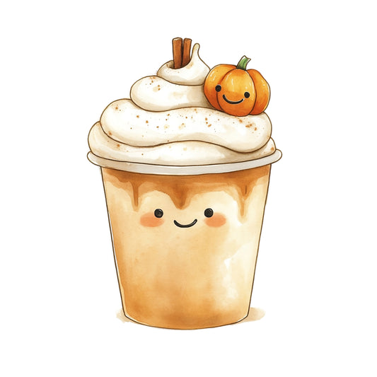 Bügelbild Pumpkin Shake