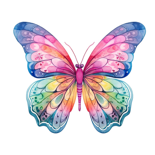 Bügelbild Schmetterling