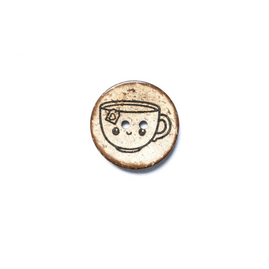 Set Kokosknopf Teetasse 25 mm