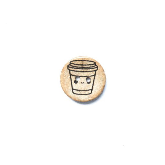 Set Kokosknopf Kaffee Tee Becher 20 mm