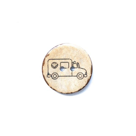 Set Kokosknopf Krankenwagen 25 mm