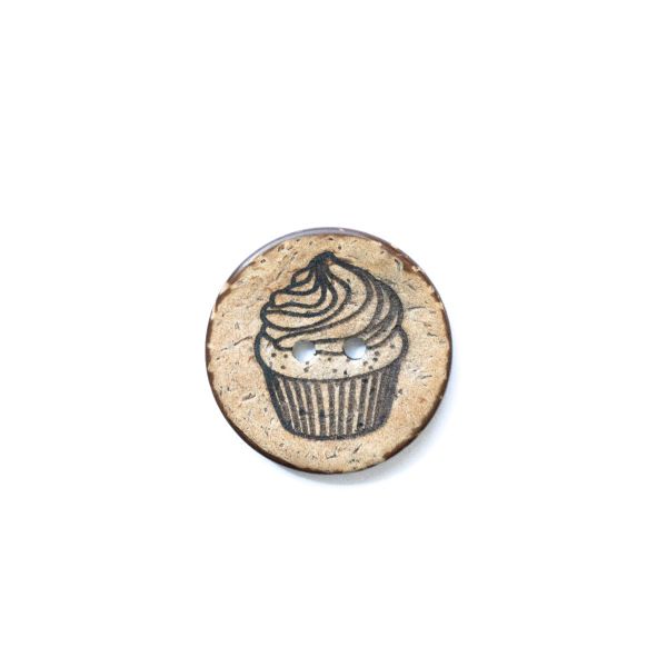 Set Kokosknopf Cupcake 25 mm