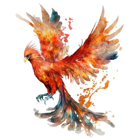 Bügelbild Phoenix