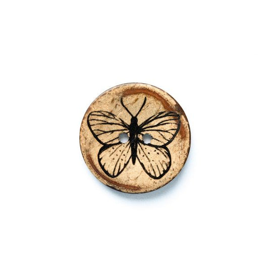 Set Kokosknopf Schmetterling 30 mm