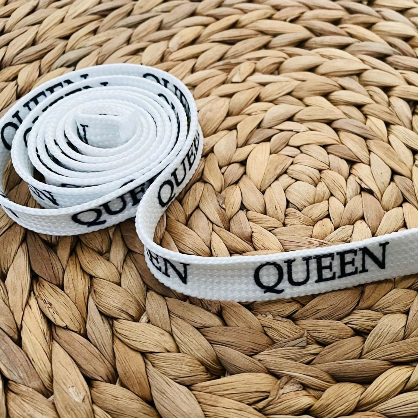 Bedruckte Kordel mit "Queen“