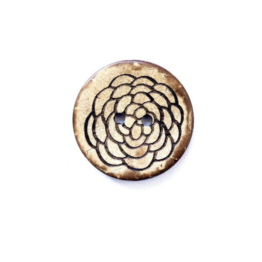 Set Kokosknopf Blume 1 25 mm